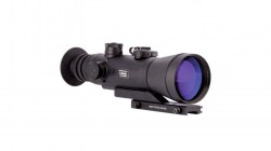 3.Night Optics Argus 740 Gen 4G 4x Night Vision Riflescope, Mil-Dot Reticle B W Gated, Manual Gain, Filmless, Black NS-7404GBM